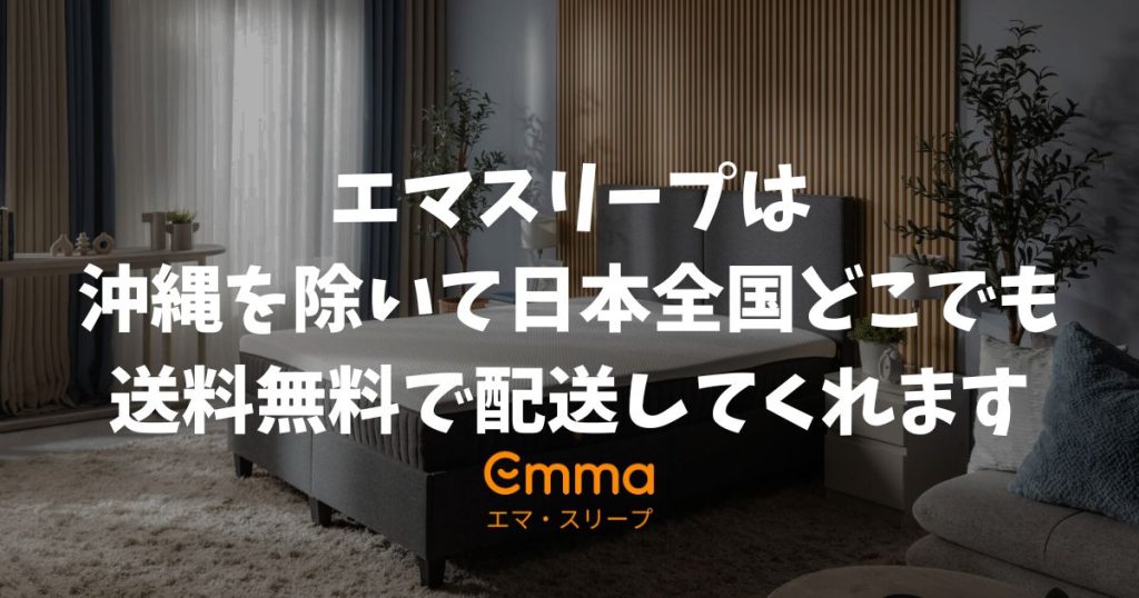 エマスリープの送料はいくらか北海道や沖縄も含め解説！返品手数料も0円で安心