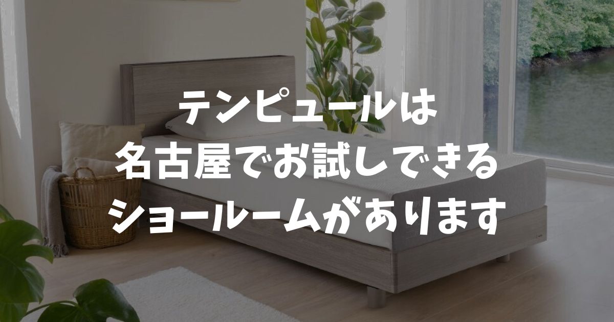 テンピュール名古屋ショールームの場所・アクセス！伏見駅から徒歩2分の店舗です